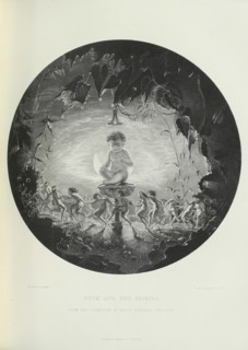 Puck and the Fairies, 1841.  Creator: William Home Lizars.