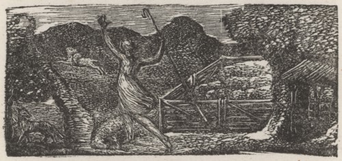 'Nor Fox, nor Wolf, nor Rat among our Sheep', 1821. Creator: William Blake.