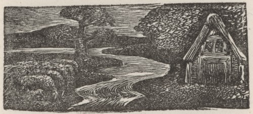 Sabrina's Silvery Flood, 1821.  Creator: William Blake.
