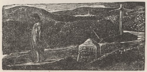 Colinet's 'Fond Desire Strange Lands to Know', 1821.  Creator: William Blake.