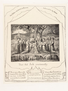 'Thus did Job continually', 1825. Creator: William Blake.