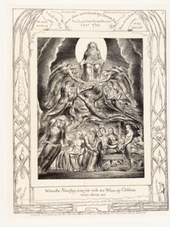 'When the Almighty was yet with me, When my Children were about me', 1825. Creator: William Blake.