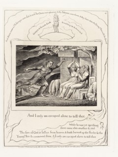 'And I only am escaped alone to tell thee', 1825. Creator: William Blake.