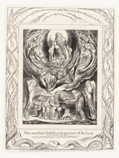 'Then went Satan forth from the presence of the Lord', 1825. Creator: William Blake.