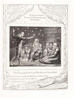 'I am Young & ye are very Old wherefore I was afraid', 1825. Creator: William Blake.