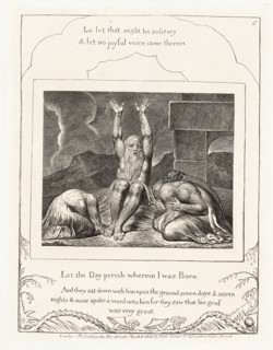'Let the Day perish wherein I was Born', 1825.  Creator: William Blake.