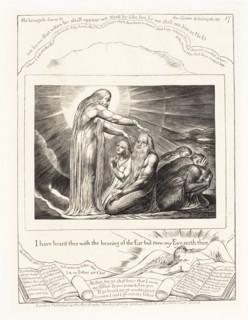 'I have heard thee with the hearing of the Ear but now my Eye seeth thee', 1825. Creator: William Blake.