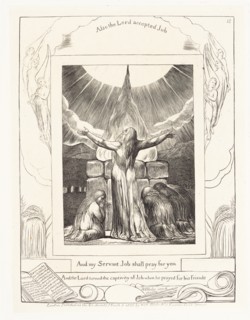 'And my Servant Job shall pray for you', 1825. Creator: William Blake.