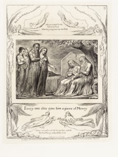 'Every one also gave him a piece of Money', 1825. Creator: William Blake.