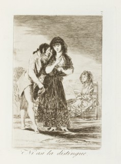 Ni asi la distingue.; Los Caprichos, pl.7, 1799. Creator: Francisco Goya.