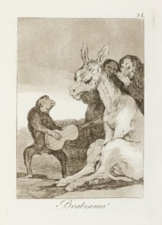 Brabisimo!; Los Caprichos, pl.31, 1799. Creator: Francisco Goya.