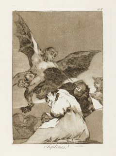 Soplones.; Los Caprichos, pl.48, 1799. Creator: Francisco Goya.