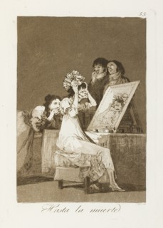 Hasta la muerte.; Los Caprichos, pl.55, 1799. Creator: Francisco Goya.