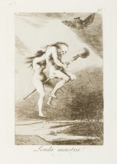 Linda maestra!; Los Caprichos, pl.68, 1799. Creator: Francisco Goya.