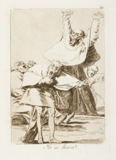 Ya es hora.; Los Caprichos, pl.80, 1799. Creator: Francisco Goya.