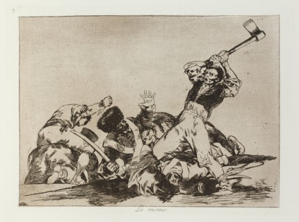 Lo mismo.; Los Desastres de la Guerra, Madrid 1863. Creator: Francisco Goya.