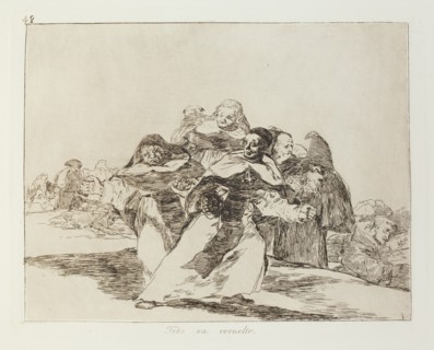 Todo va revuelto.; Los Desastres de la Guerra, Madrid 1863. Creator: Francisco Goya.