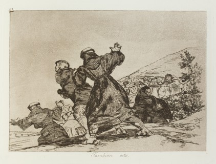 Tambien esto.; Los Desastres de la Guerra, Madrid 1863. Creator: Francisco Goya.