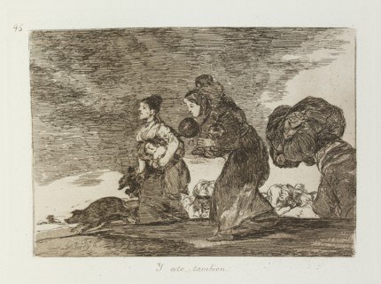 Y esto tambien.; Los Desastres de la Guerra, Madrid 1863. Creator: Francisco Goya.