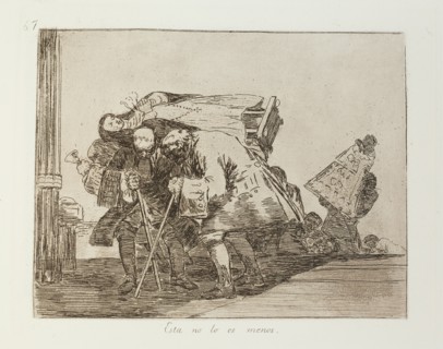 Esta no lo es menos.; Los Desastres de la Guerra, Madrid 1863. Creator: Francisco Goya.