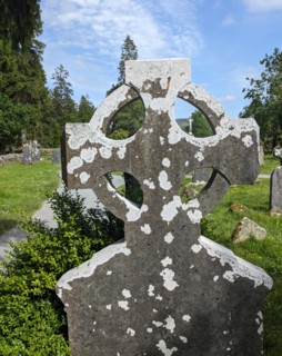 Gravestones, Glendalough, Wicklow, Ireland, June 2026. Creator: Amanda Waite.