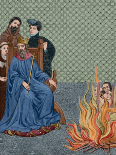 The disciples of the Parisian philosopher and theologian Amalric of Bena, (c1150-1207), 1877.  Creator: Unknown.