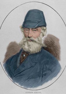 Friedrich Alfred Krupp, (1854-1902), German industrialist, owner of the cannon factory…Essen, 1878. Creator: Unknown.