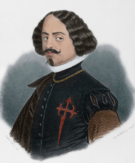 Diego Velázquez, (Diego Rodríguez de Silva y Velázquez), (1599-1660), Spanish Baroque painter, 1867. Creator: Eusebio de Letre.