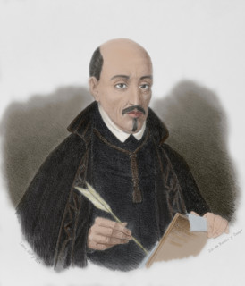 Luis de Gongora, (Luis de Góngora y Argote), (1561-1627), Spanish Baroque poet, 1867.  Creator: Eusebio de Letre.