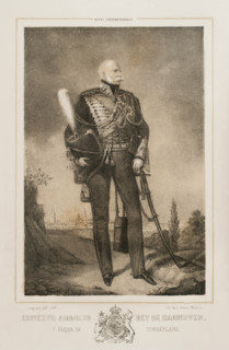 Ernest Augustus, (1771-1851), King of Hanover (1837-1851), Duke of Cumberland and Teviotdale, 1854. Creator: Luis Carlos Legrand.