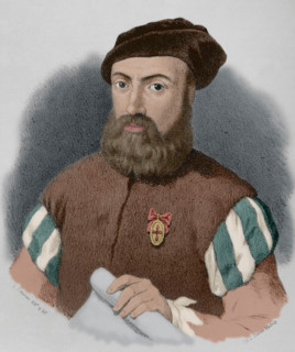 Ferdinand Magellan, (1480-1521), Portuguese explorer, 1867. Creator: Jose Cebrian.