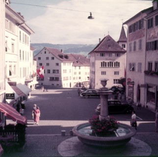Market square, Rapperswil, Switzerland, c1955. Creator: Arthur Charles Kirby Ware.