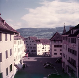 Market square, Rapperswil, Switzerland, c1955. Creator: Arthur Charles Kirby Ware.