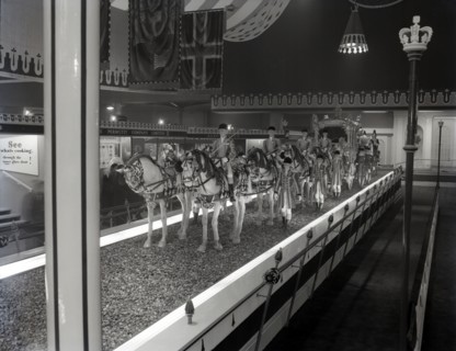 The Gold State Coach on display, London, c1953.  Creator: Arthur Charles Kirby Ware.