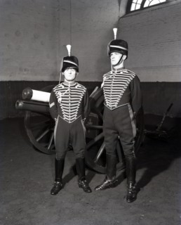 Royal Horse Artillery gun team in full dress, c1953.  Creator: Arthur Charles Kirby Ware.