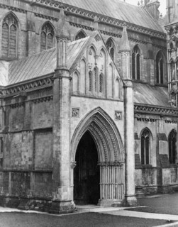 North porch, Wells Cathedral, Somerset, c1955.  Creator: Arthur Charles Kirby Ware.
