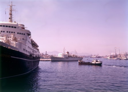 The port of Piraeus, Athens, Greece, c1955. Creator: Arthur Charles Kirby Ware.