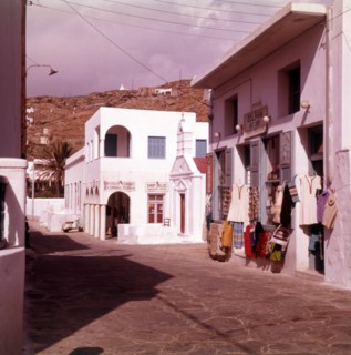 Shops and markets, island of Mykonos, Greece, c1955.  Creator: Arthur Charles Kirby Ware.