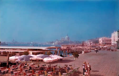 The waterfront, Venice, Italy, c1955.  Creator: Arthur Charles Kirby Ware.