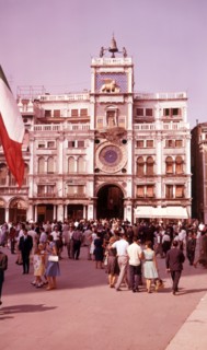 St Mark's Clocktower, Venice, Italy, c1955.  Creator: Arthur Charles Kirby Ware.