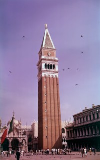 The Campanile, St Mark's Square, Venice, Italy, c1955.  Creator: Arthur Charles Kirby Ware.