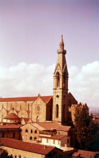 The Basilica of Santa Croce, Florence, Italy, c1955. Creator: Arthur Charles Kirby Ware.