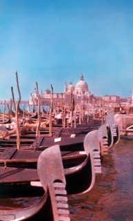 Gondolas, Venice, Italy, c1955.  Creator: Arthur Charles Kirby Ware.