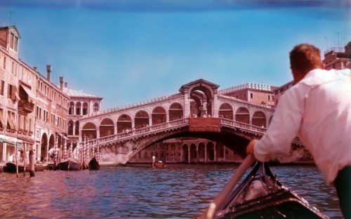 The Rialto Bridge, Venice, Italy, c1955.  Creator: Arthur Charles Kirby Ware.