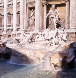 The Trevi Fountain, Rome, Italy, c1955.  Creator: Arthur Charles Kirby Ware.