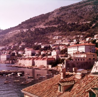 The harbour, Dubrovnik, Yugoslavia, c1955. Creator: Arthur Charles Kirby Ware.