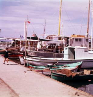 The harbour, Kusadasi, Turkey, c1955. Creator: Arthur Charles Kirby Ware.