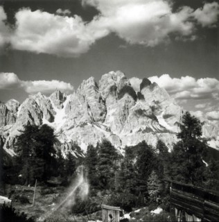 Gruppo del Cristallo seen from Tondi de Faloria, Dolomites, Italy, c1955.  Creator: Arthur Charles Kirby Ware.