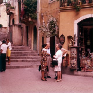 Shops in Taormina, Sicily, c1970s.  Creator: Arthur Charles Kirby Ware.