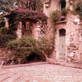 Courtyard garden, Taormina, Sicily, c1970s.  Creator: Arthur Charles Kirby Ware.